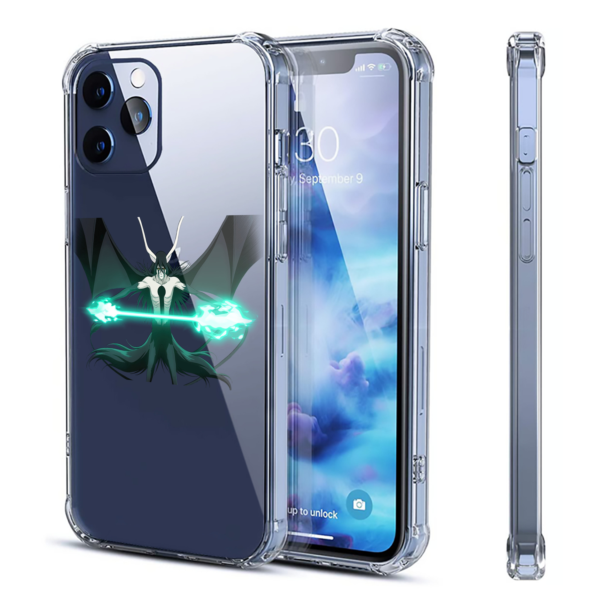 （画像用） ブリーチ ウルキオラ·シファー BLEACH Ulquiorra cifer 【iPhone 12シリーズ対応】透明スマホケース（クリアソフトケース）